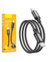 Cable Usb-C a Usb-C 60W 1 metro Hoco X89 Negro