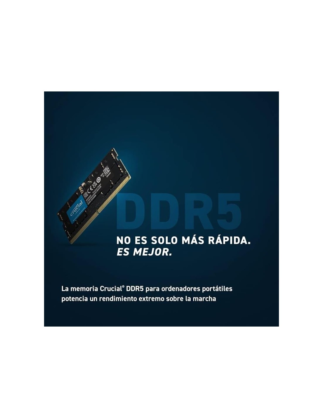 MEMORIA SODIMM 32GB CRUCIAL DDR5 4800MHZ