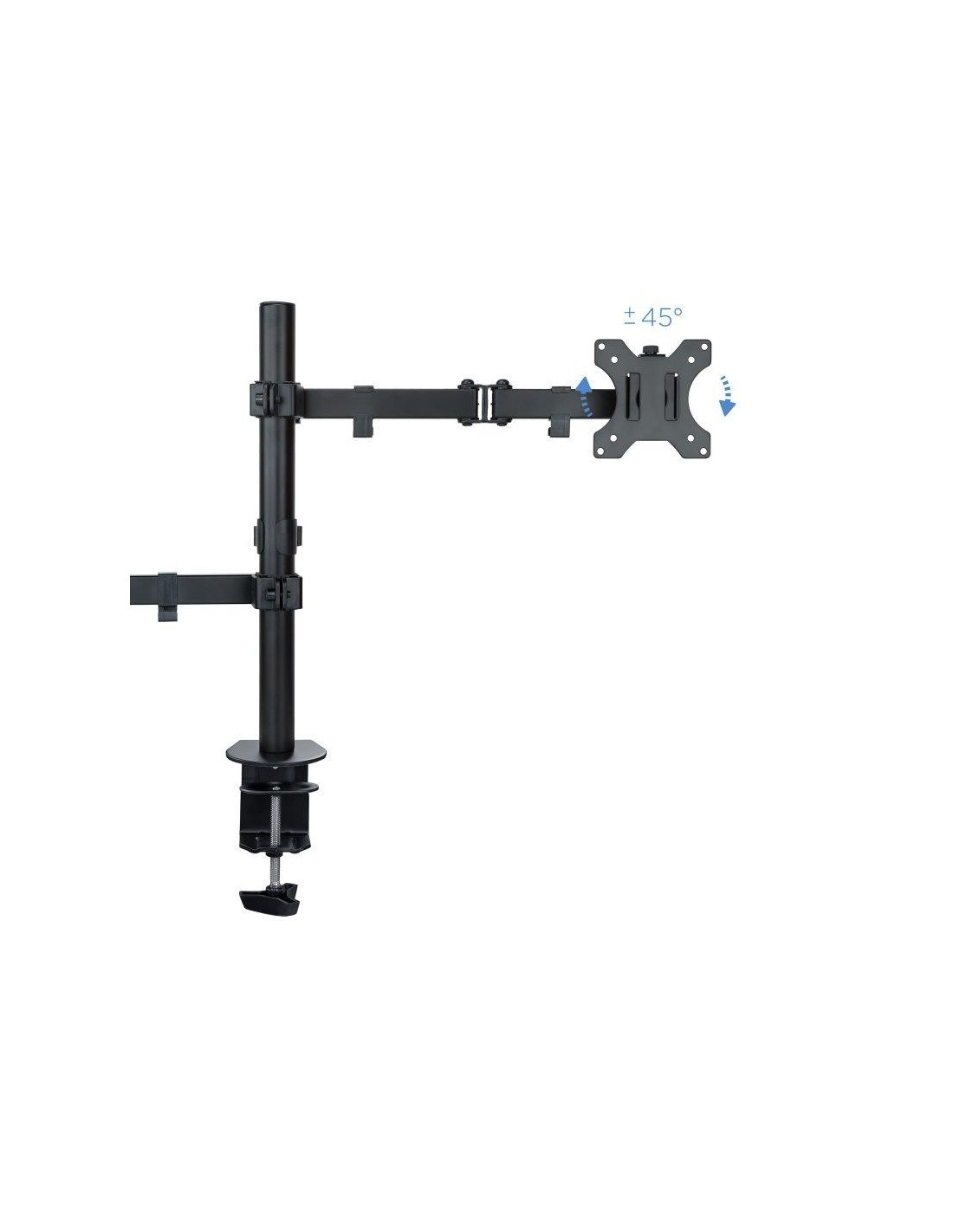 SOPORTE DE MESA MONITOR/PORTATIL TOOQ DB1200TN-B 13-32 2 BRAZOS BLACK