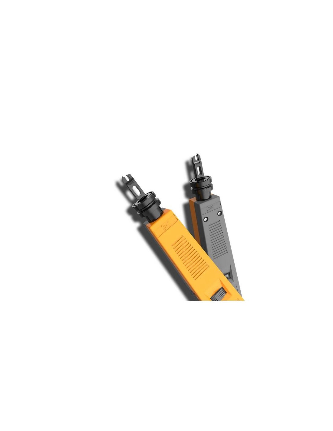 INSERTADORA VENTION TIPO 110 RJ45 RJ11 GREY/ORANGE
