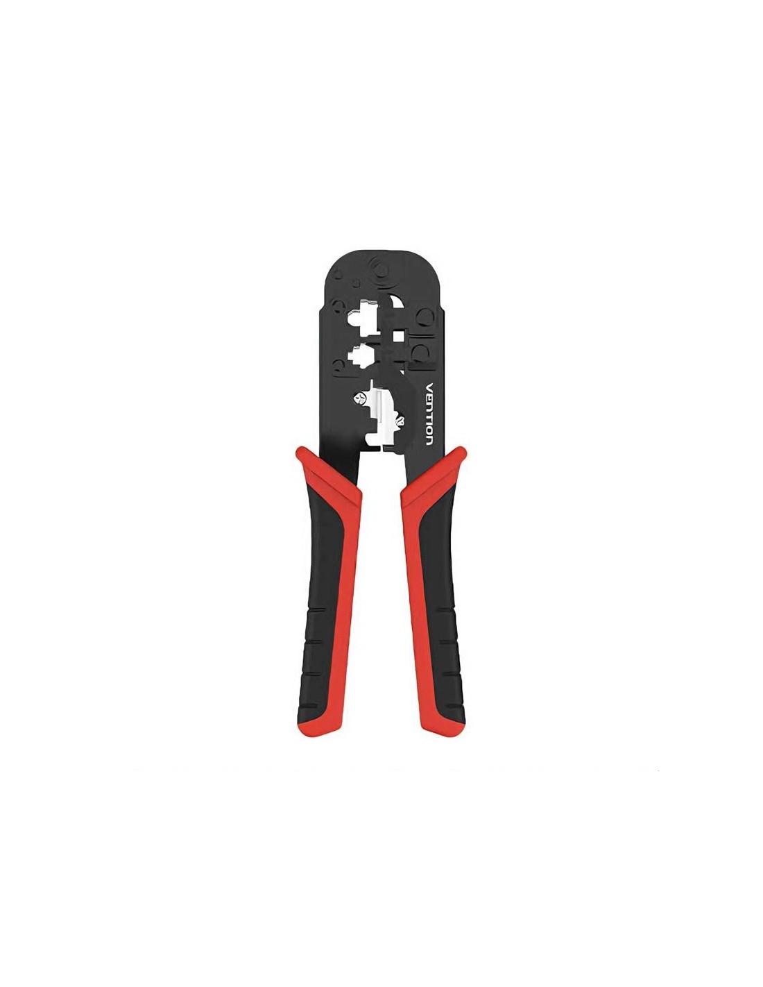 CRIMPADORA VENTION METALICA RJ45 RED/BLACK