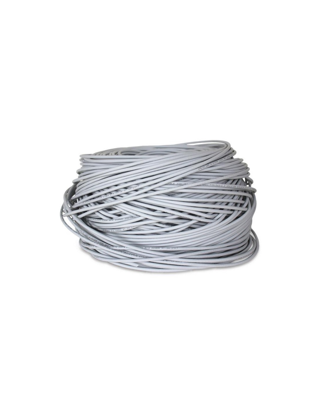 CABLE DE RED BOBINA ONEWAY CAT.5E UTP GIGABIT 1000MBPS 100M GREY