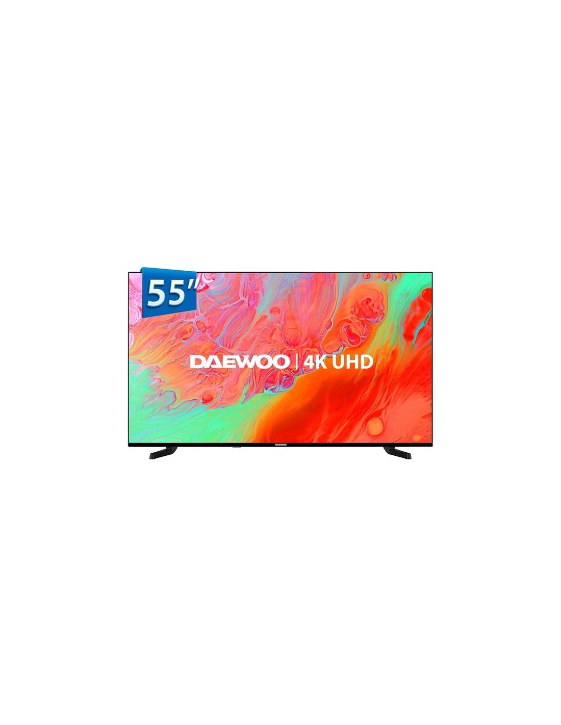 TELEVISOR DAEWOO 55 QLED 4K UHD USB SMART TV ANDROID WIFI HOTEL