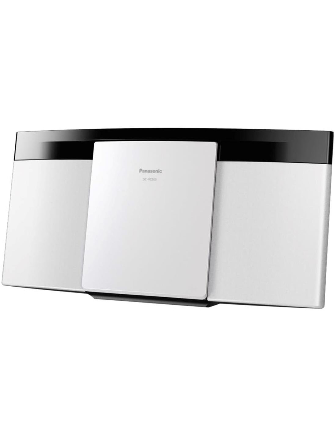 Panasonic SC-HC200EG-W Microcadena 20W con CD, USB y Bluetooth
