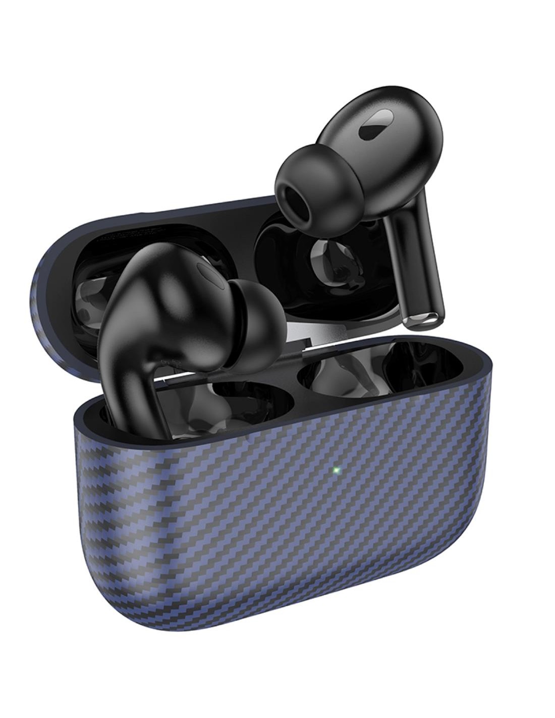 Hoco EW47 Plus True Auricular InalÃ¡mbrico DiseÃ±o Carbono Azul