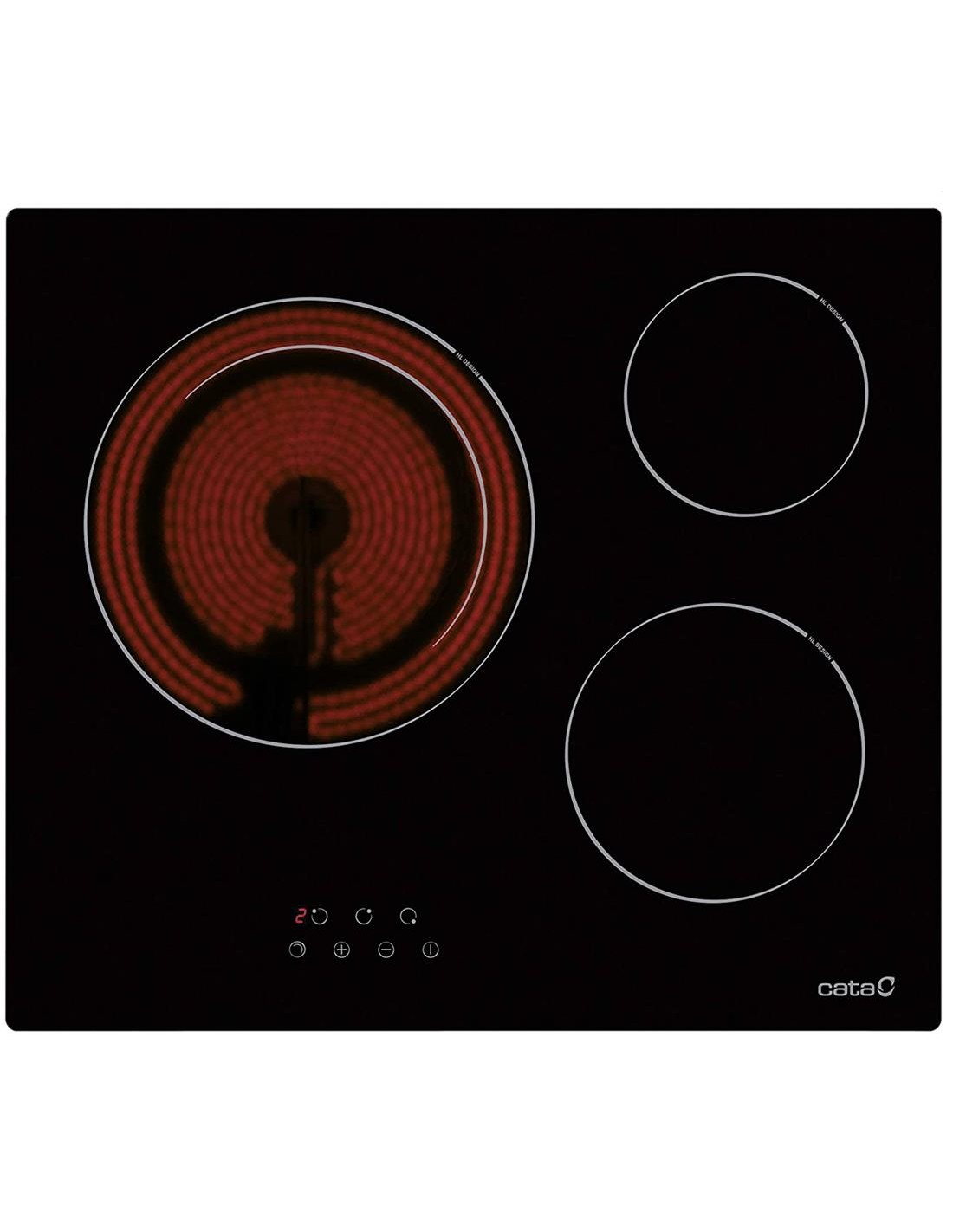 Cata TDG 6003 Vitrocerámica Negra (08063407)