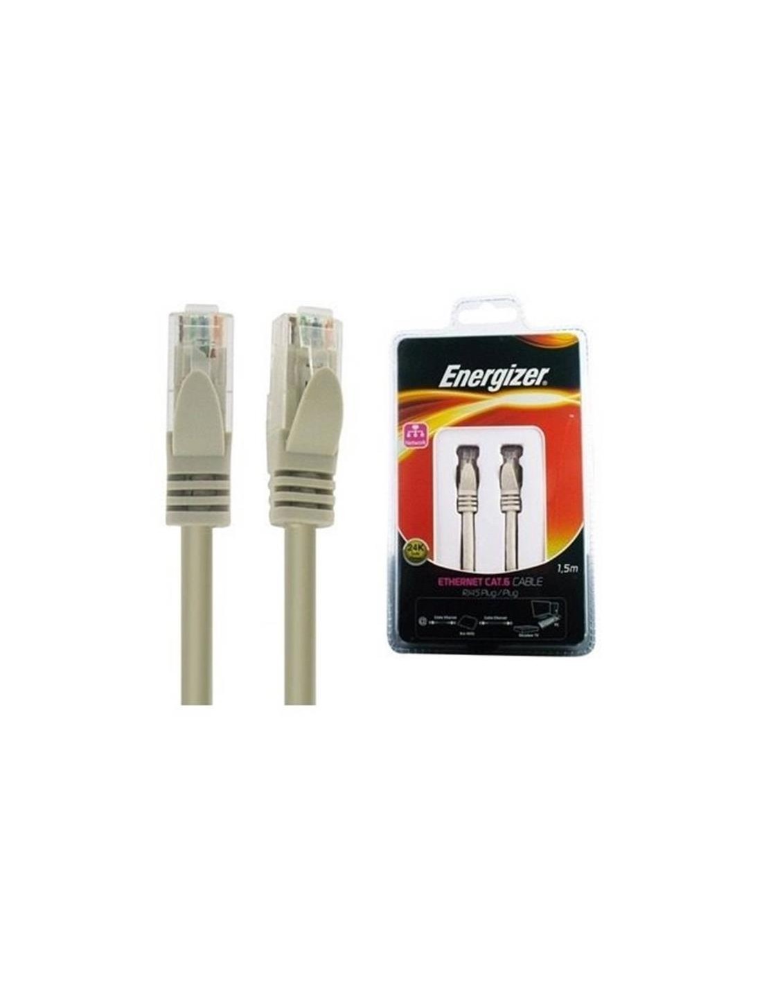 ENERGIZER LCAECRK45100 CABLE DE RED CAT6 RJ45 DE 10 MTS