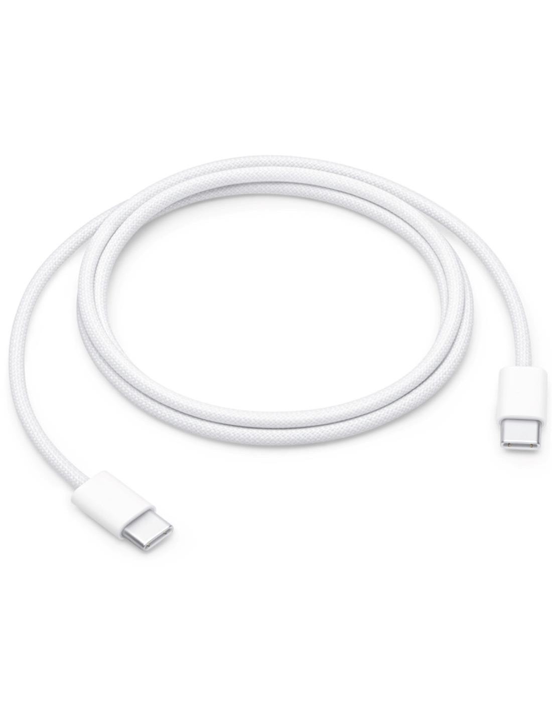 Cable USB-C a USB-C Apple Cable de carga 60 W 1 metro Trenzado (MQKJ3ZM)