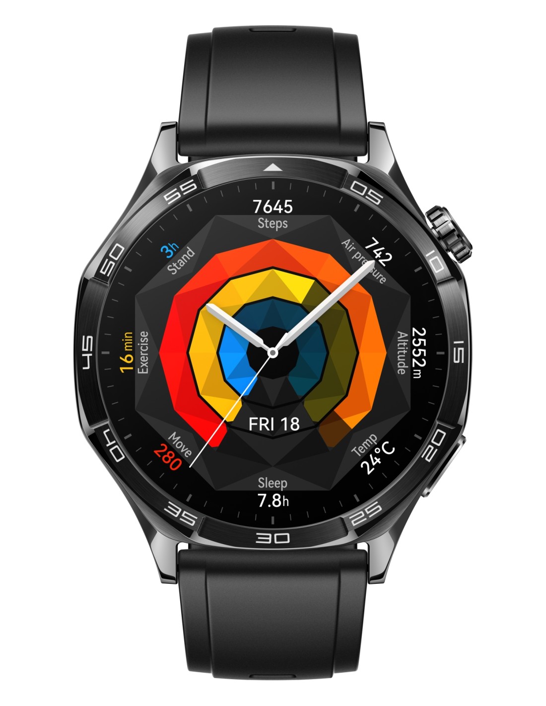Huawei WATCH GT5 46mm 3,63 cm (1.43") AMOLED Digital 466 x 466 Pixeles Negro GPS (satÃ©lite)