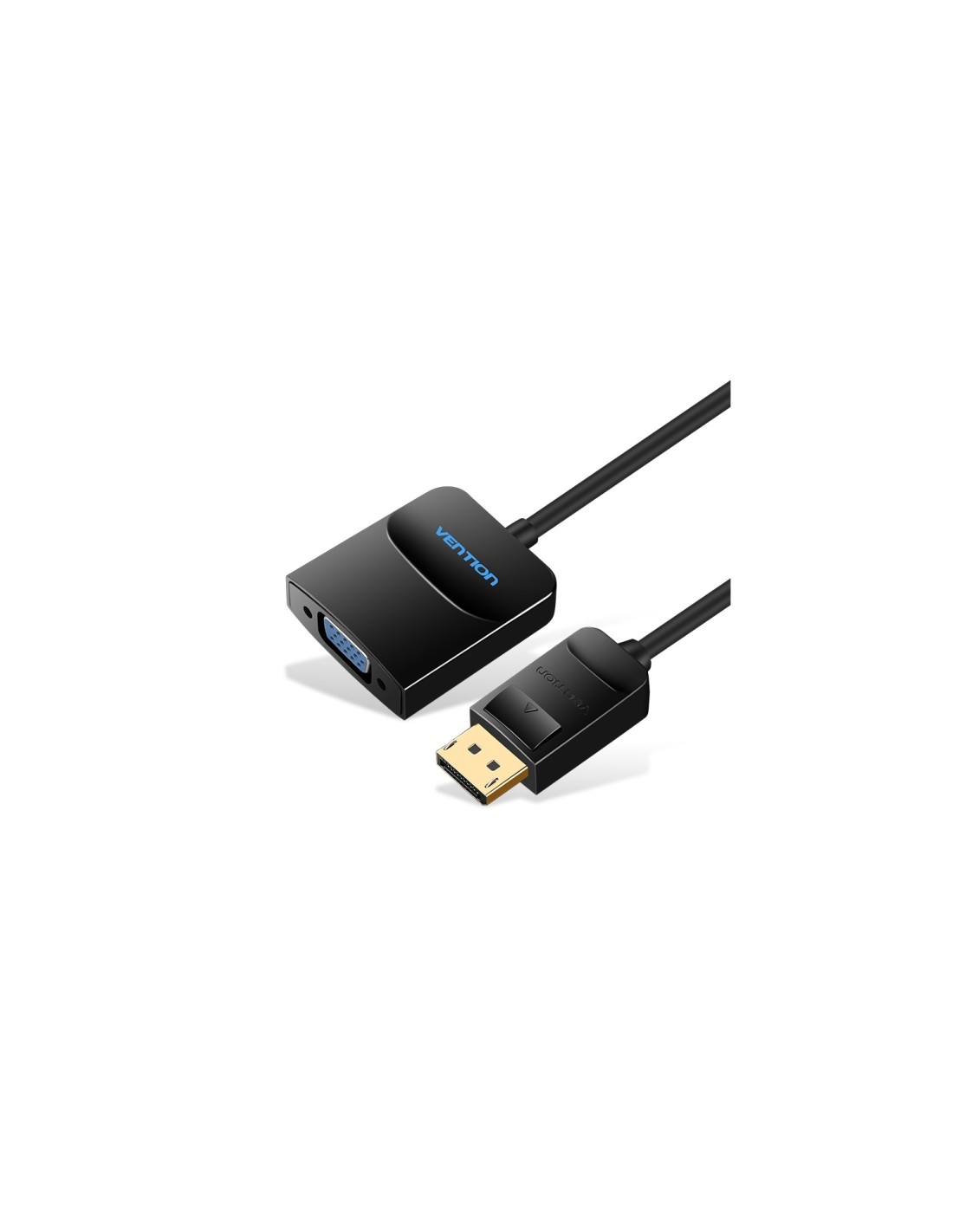 Vention Cable Conversor HBFBB/ Displayport Macho - VGA Hembra/ 15cm/ Negro