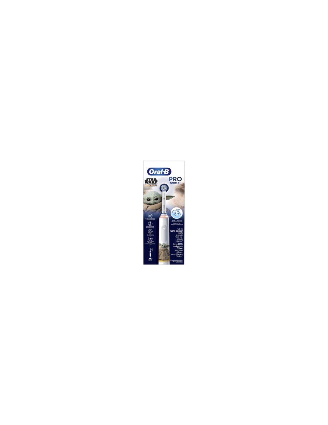 Oral-B PRO 14876674 cepillo elÃ©ctrico para dientes NiÃ±o Cepillo dental giratorio Multicolor, Blanco