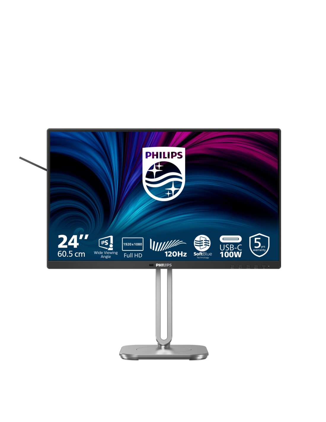 Philips 4000 series 24B2U4301/00 pantalla para PC 60,5 cm (23.8") 1920 x 1080 Pixeles Full HD LCD Gris