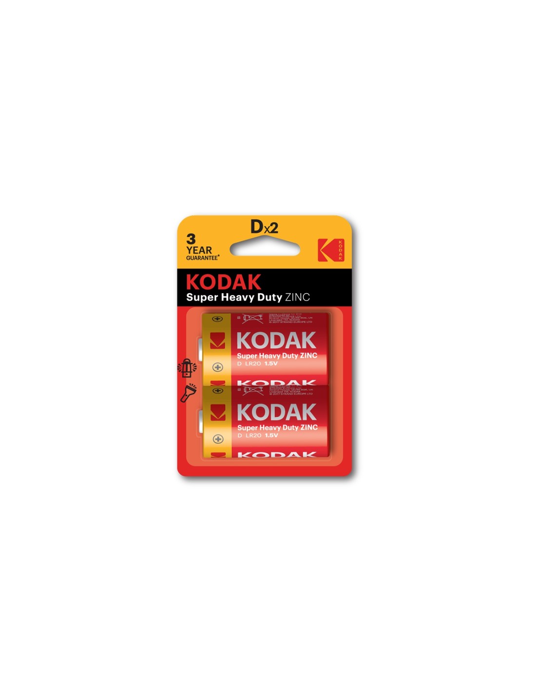 Kodak CTA30946385 pila doméstica BaterÃa de un solo uso D Cloruro de zinc