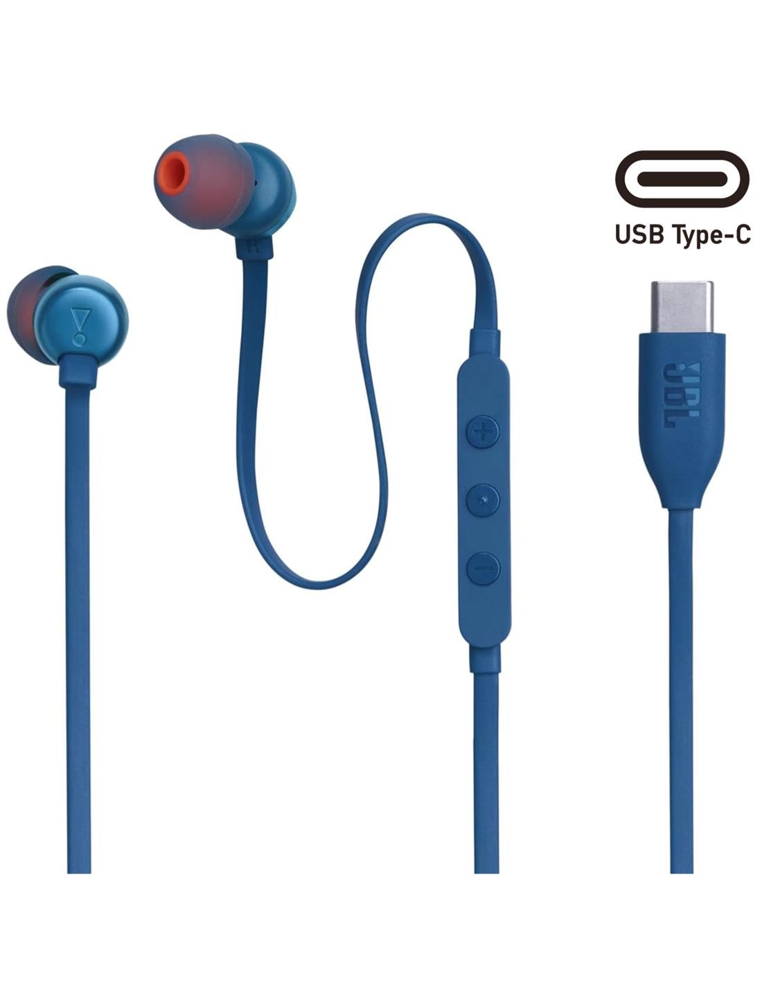 Jbl Tune 310 Auricular USB-C Azul