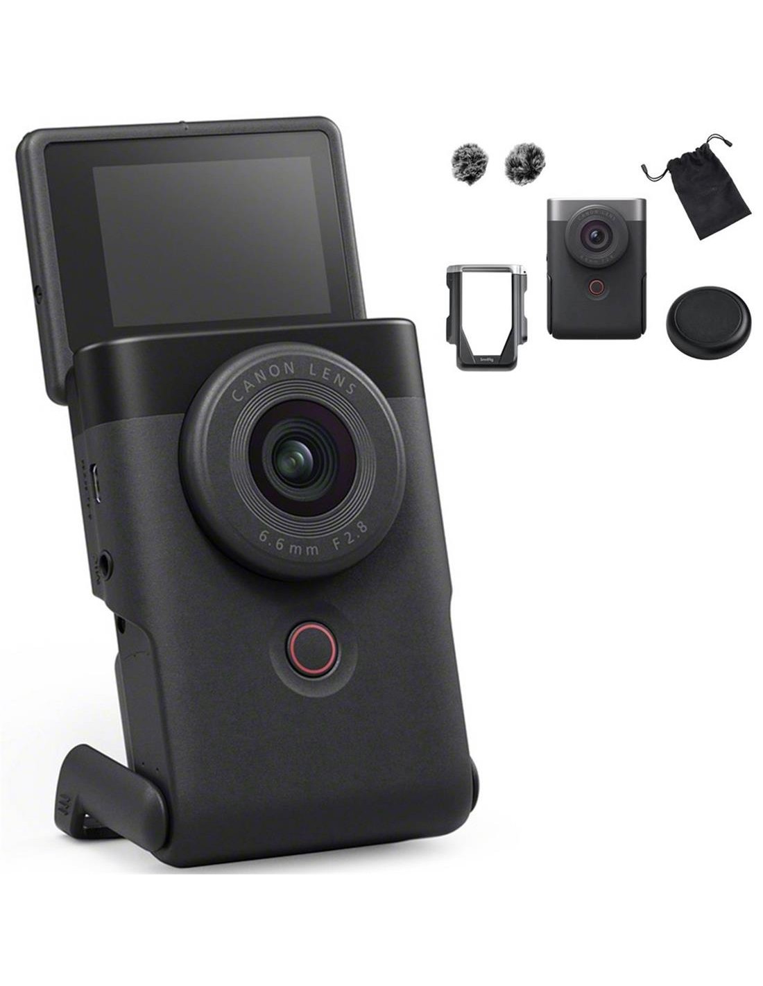 Canon PowerShot V10 Kit Vlogging Avanzado Video CÃ¡mara Negra