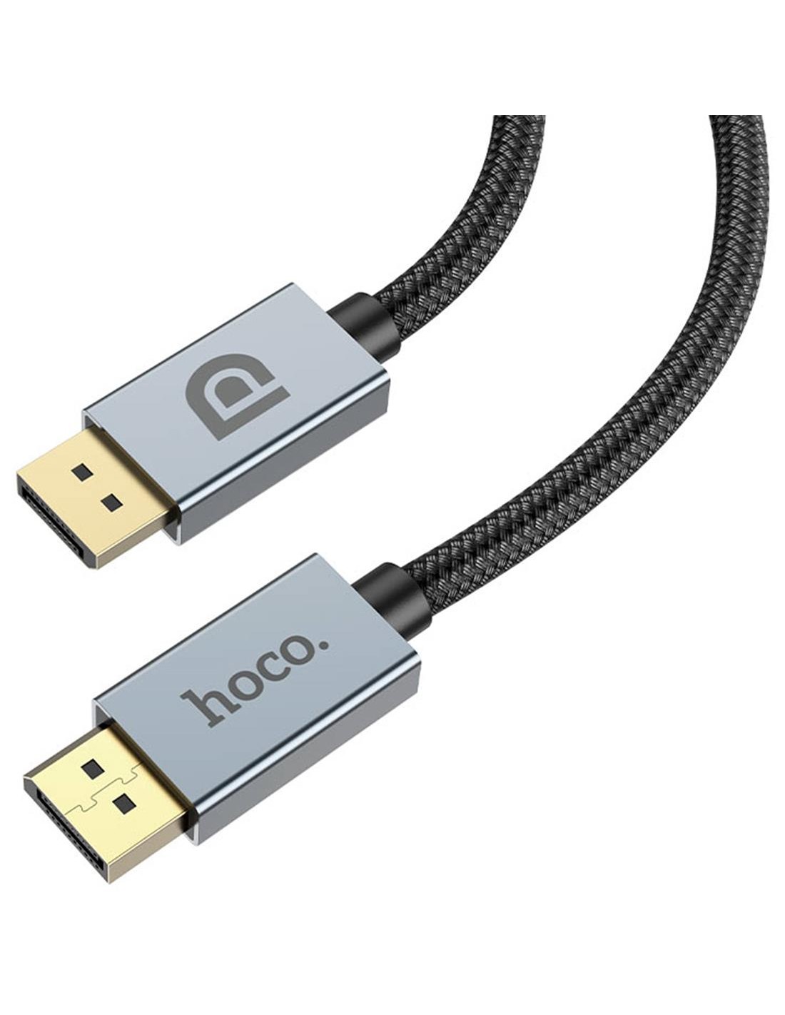 Cable DisplayPort 1.4 8K Ultra HD 3 m Hoco US04 (Monitor, TV, Proyector)