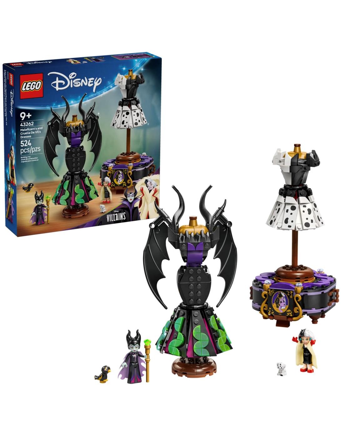 LEGO 43262 Trajes de MalÃ©fica y Cruella de Vil