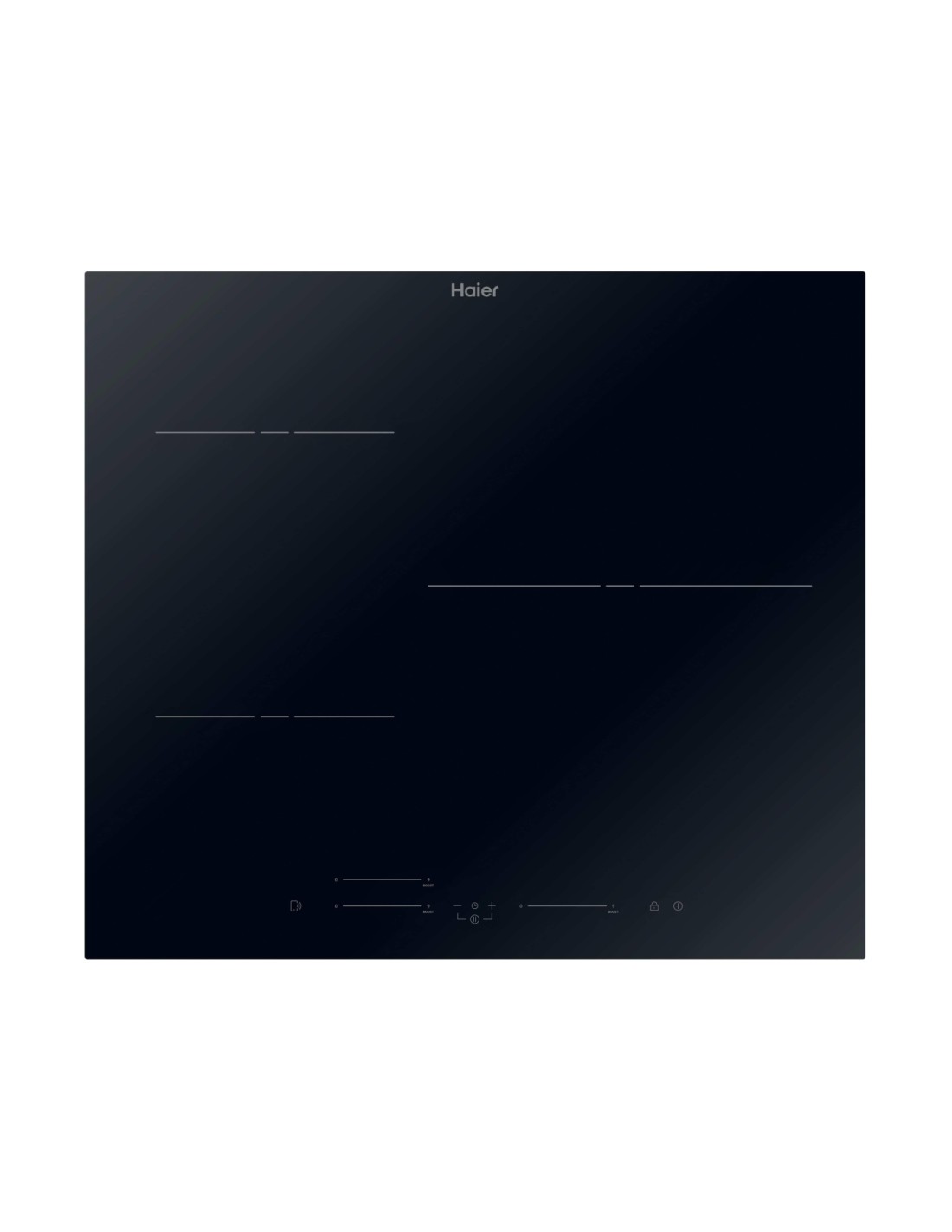 Haier Series 2 HAIDSJ63MC Negro Integrado 59 cm Con placa de inducción 3 zona(s)