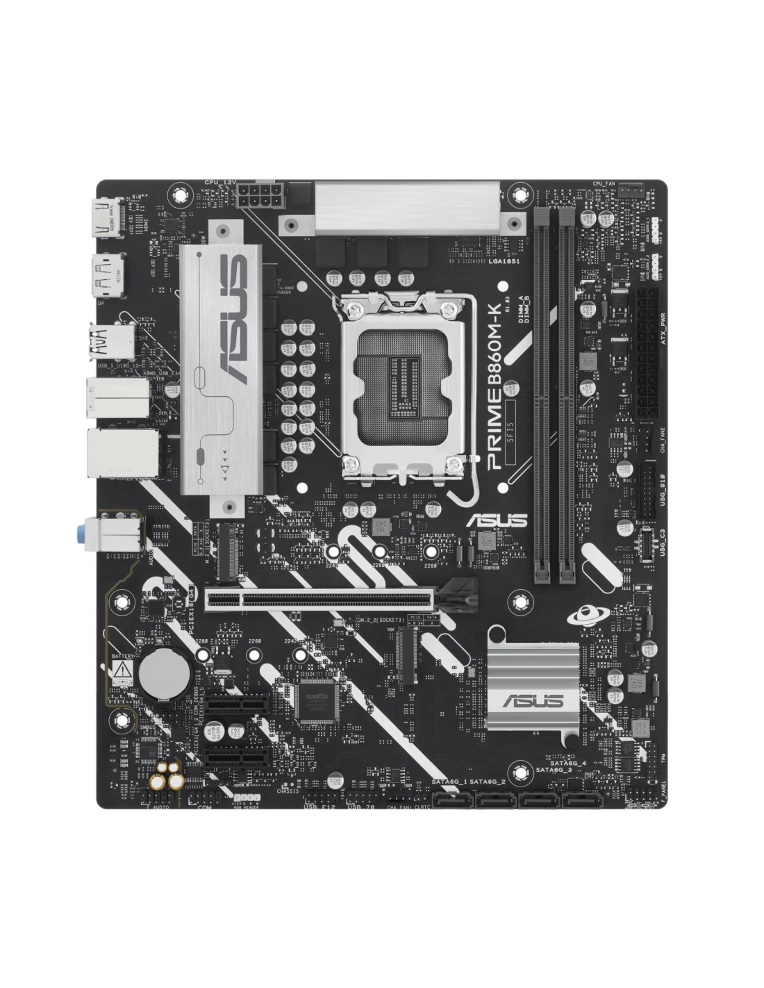 ASUS PRIME B860M-K Intel B860 LGA 1851 (Socket V1) micro ATX