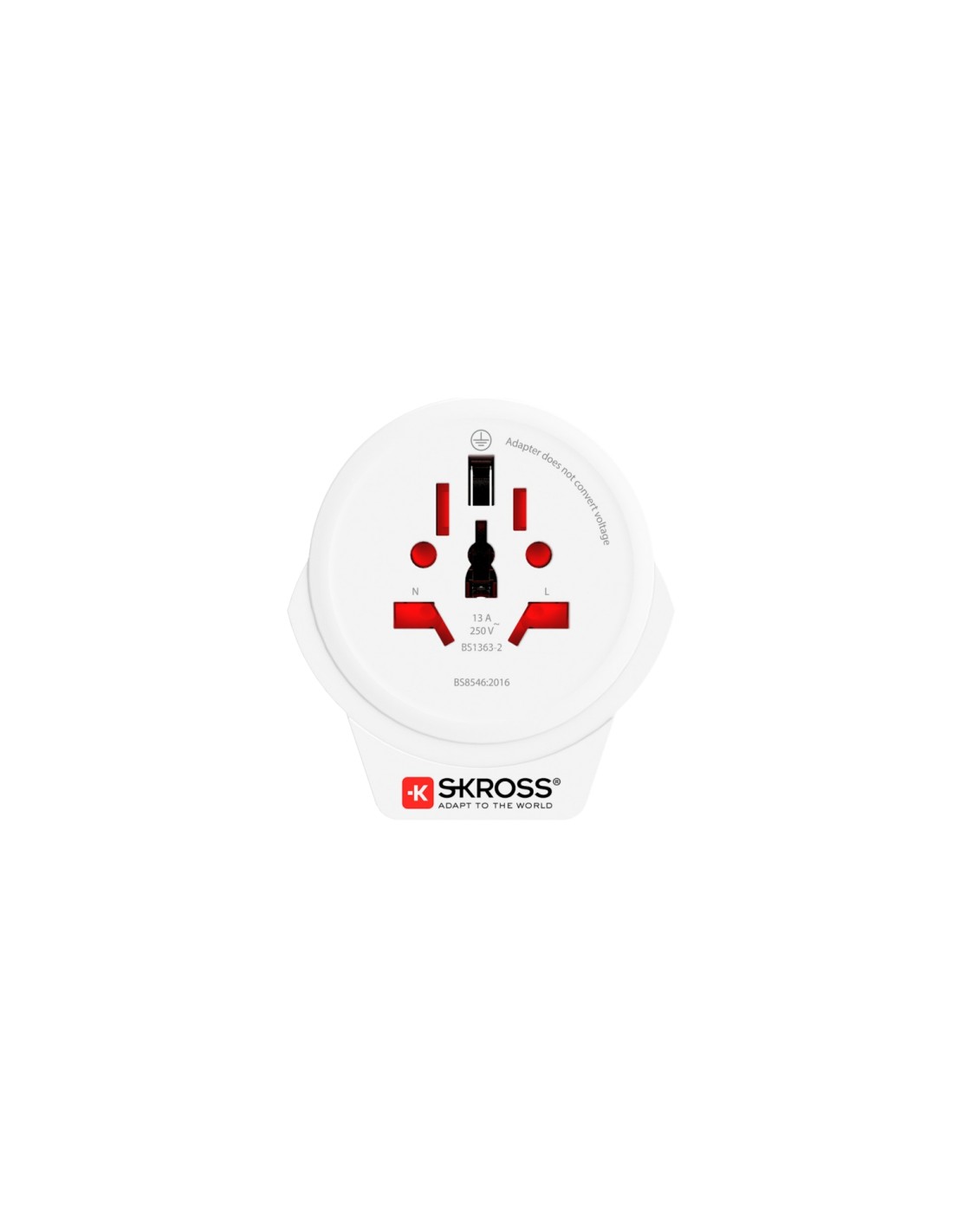 Skross 1.500266 adaptador de enchufe elÃ©ctrico Tipo F Universal Blanco