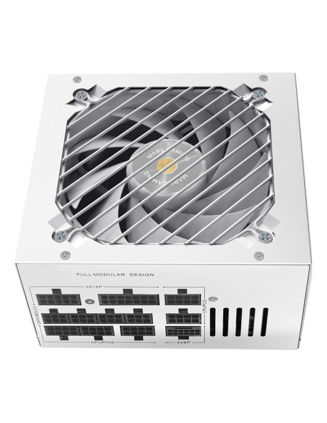 Mars Gaming MPB1000SIMW unidad de fuente de alimentaciÃ³n 1000 W 24-pin ATX ATX Blanco