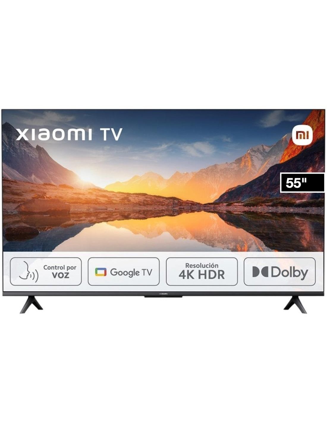Televisor 55" Xiaomi A 2025 4K Ultra HD Google TV ELA5477EU
