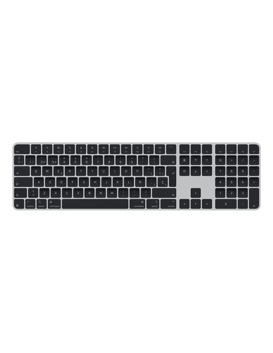 Apple Magic teclado Universal USB + Bluetooth QWERTY EspaÃ±ol Negro
