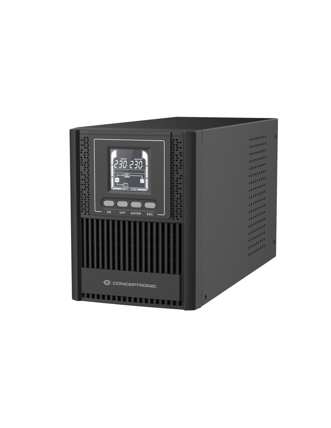Conceptronic ZEUS52E1K sistema de alimentaciÃ³n ininterrumpida (UPS) Doble conversiÃ³n (en lÃ­nea) 1 kVA 900 W 4 salidas AC