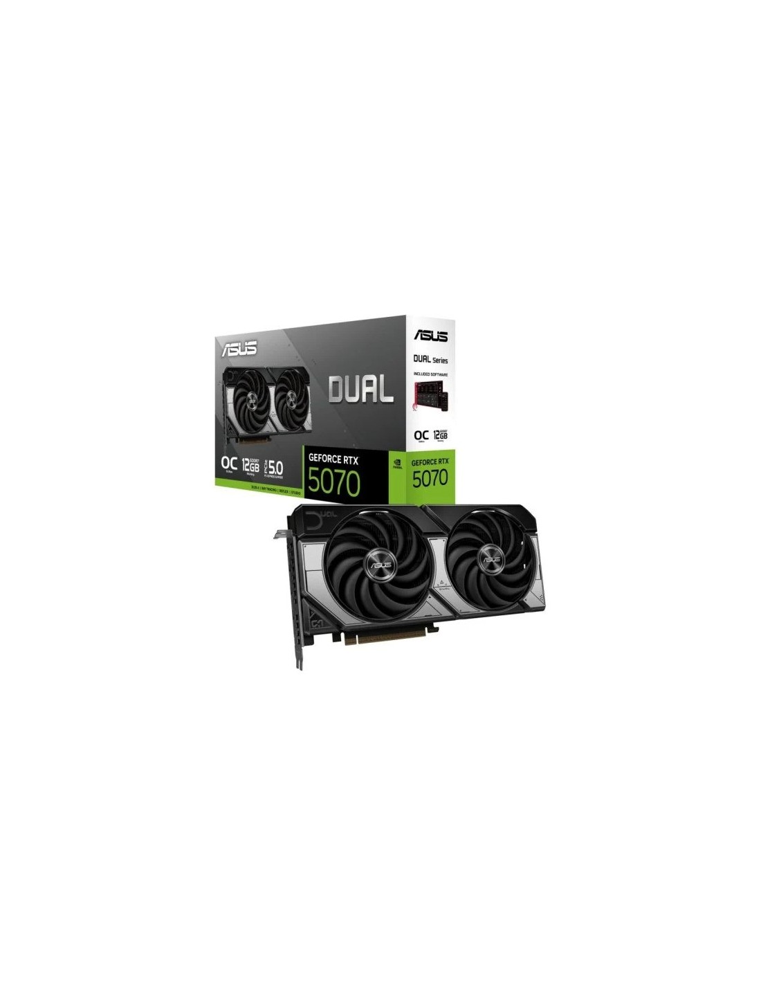 TARJETA DE VIDEO ASUS RTX 5070 DUAL OC 12GB GDDR7