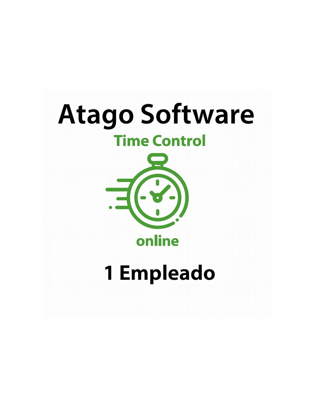 TIME CONTROL DE PRESENCIA ATAGO EN LA NUBE 1 EMPLEADO ( ANUAL )