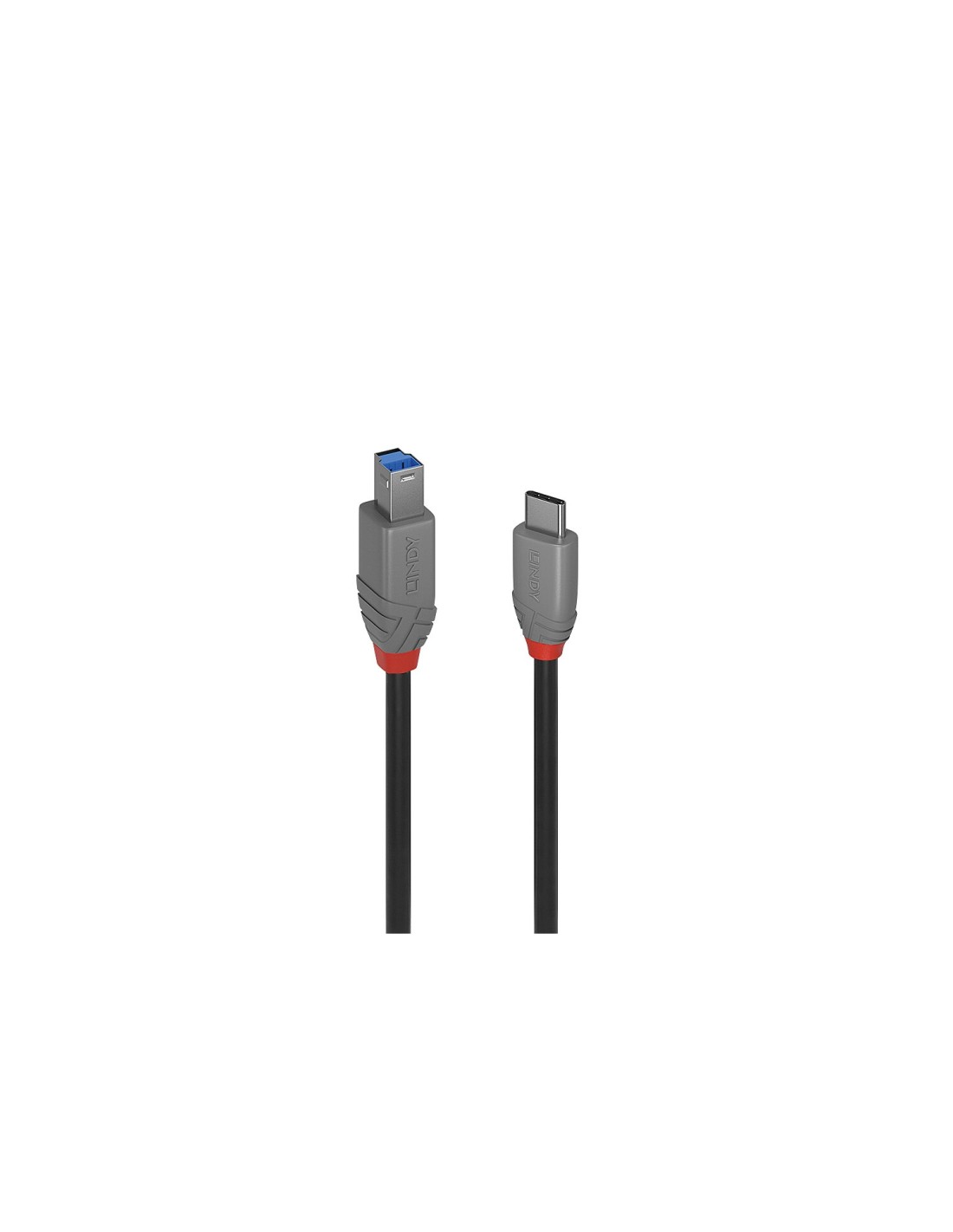 Lindy 36666 cable USB USB 3.2 Gen 1 (3.1 Gen 1) 1 m USB C USB B Negro