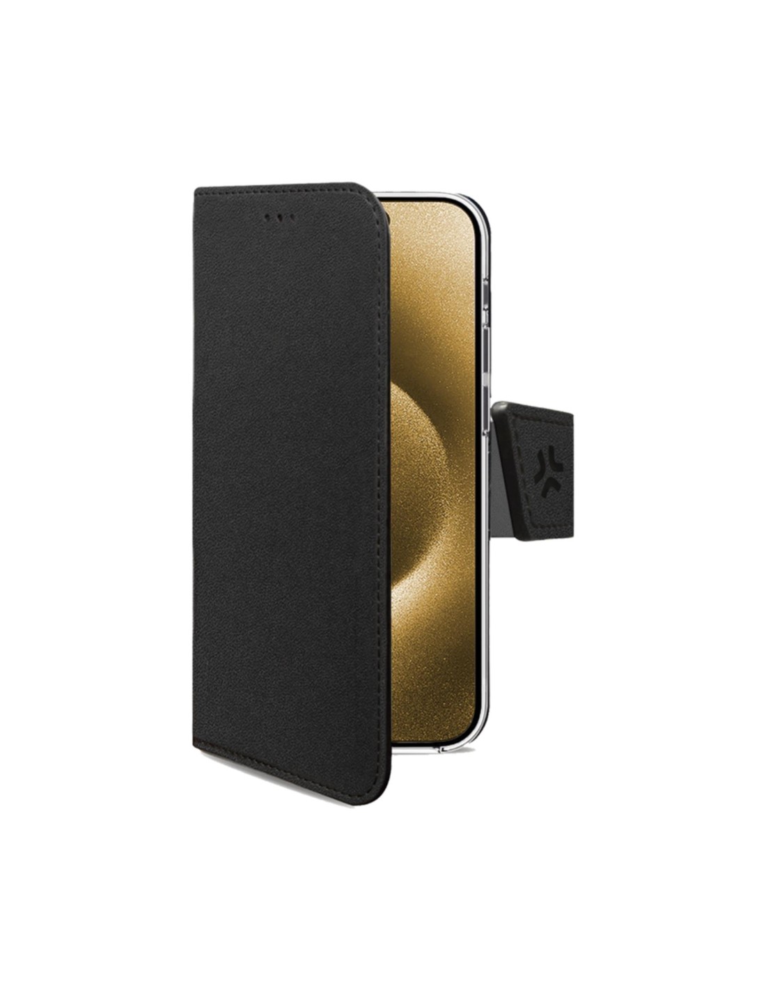 Celly WALLY1080 funda para telÃ©fono mÃ³vil 17 cm (6.7") Funda cartera Negro