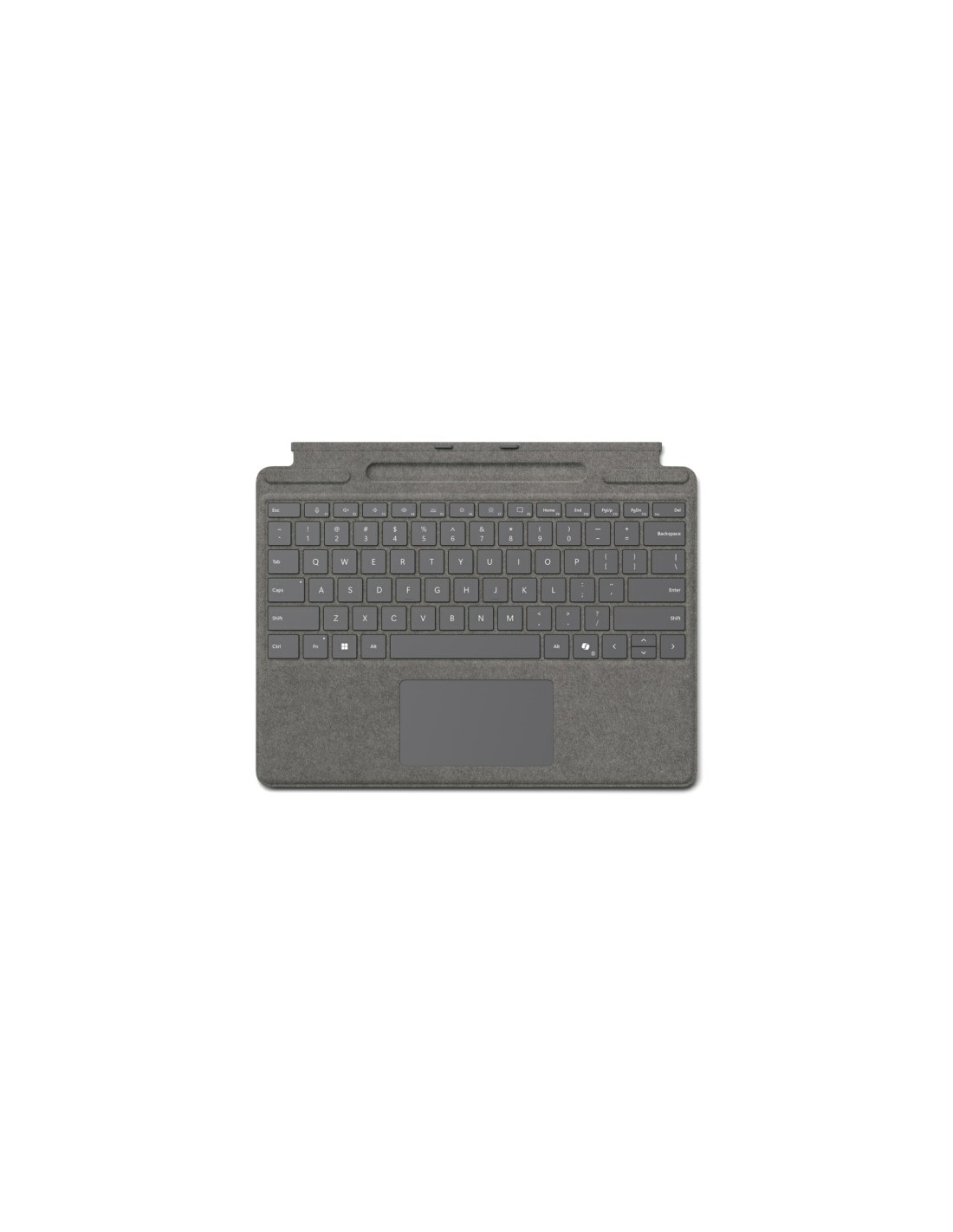 Microsoft Surface Pro Keyboard with pen storage for Business QWERTZ AlemÃ¡n Microsoft Cover port Platino