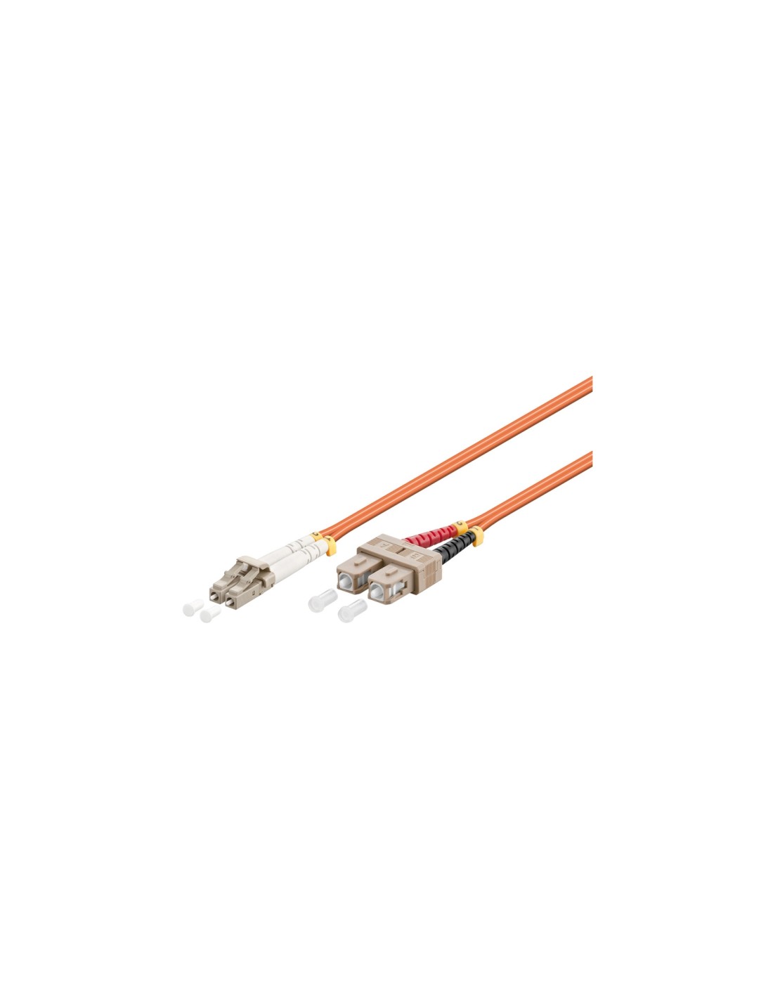 WP WPC-FP1-6LCSC-100 Cable de fibra Ã³ptica e InfiniBand 10 m LC SC Naranja
