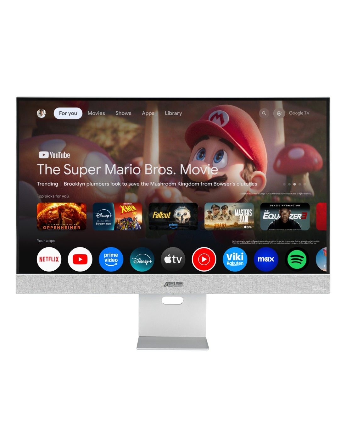 ASUS ZenScreen MS32UC pantalla para PC 80 cm (31.5") 3840 x 2160 Pixeles 4K Ultra HD LED Gris, Blanco