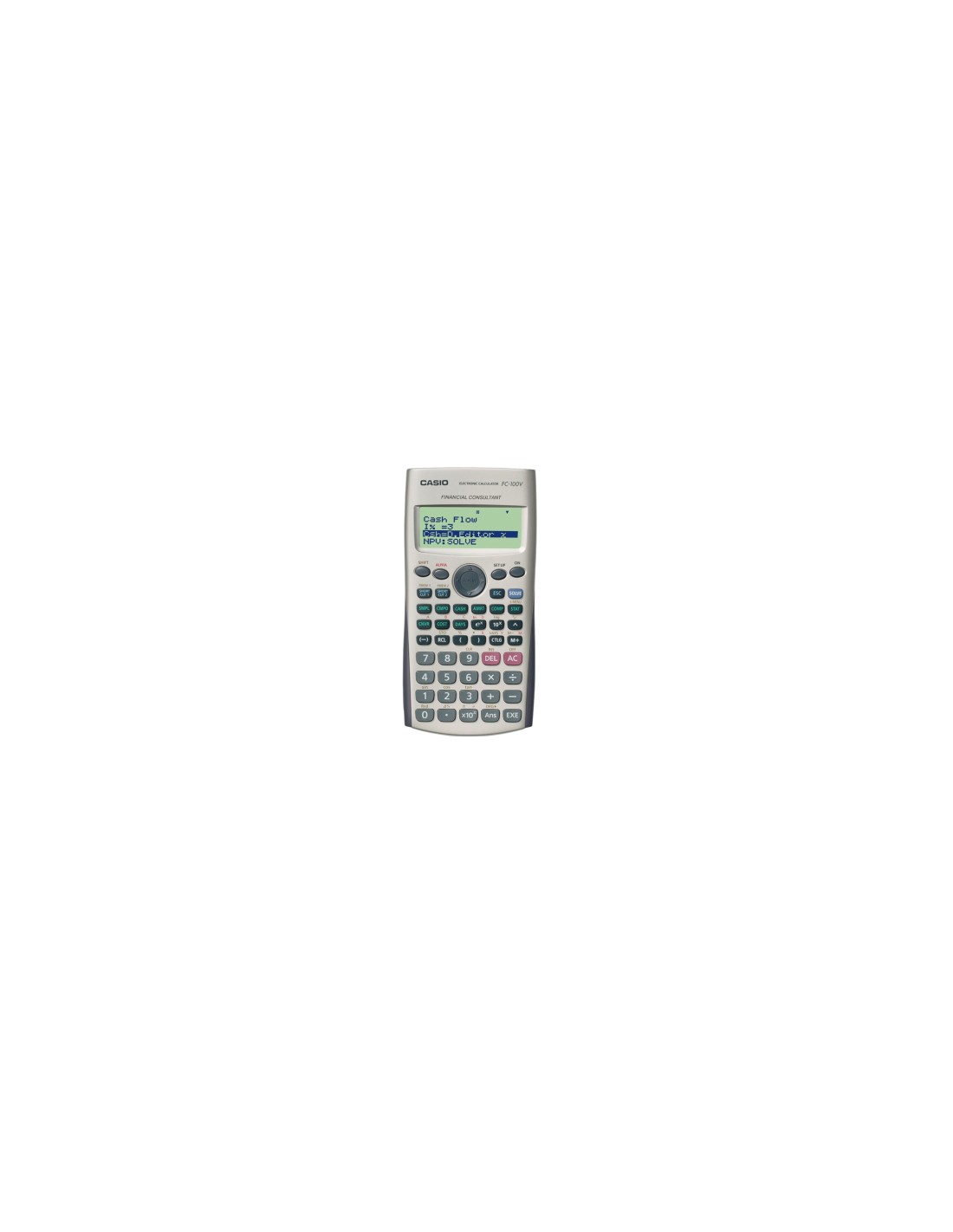 Casio FC-100V calculadora Bolsillo Calculadora financiera Gris