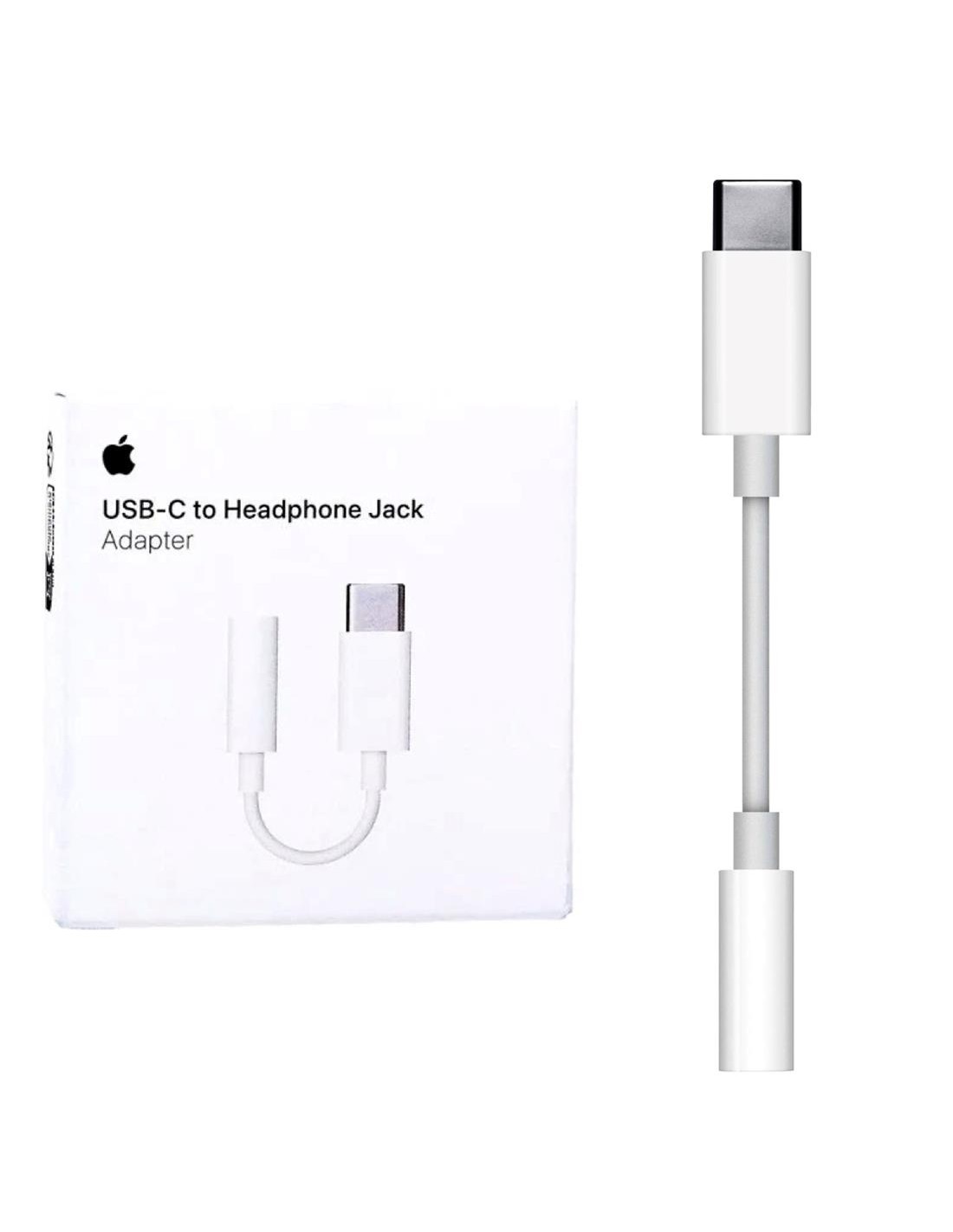 Apple Adaptador USB-C a JACK 3.5MM (MW2Q3ZM/A)