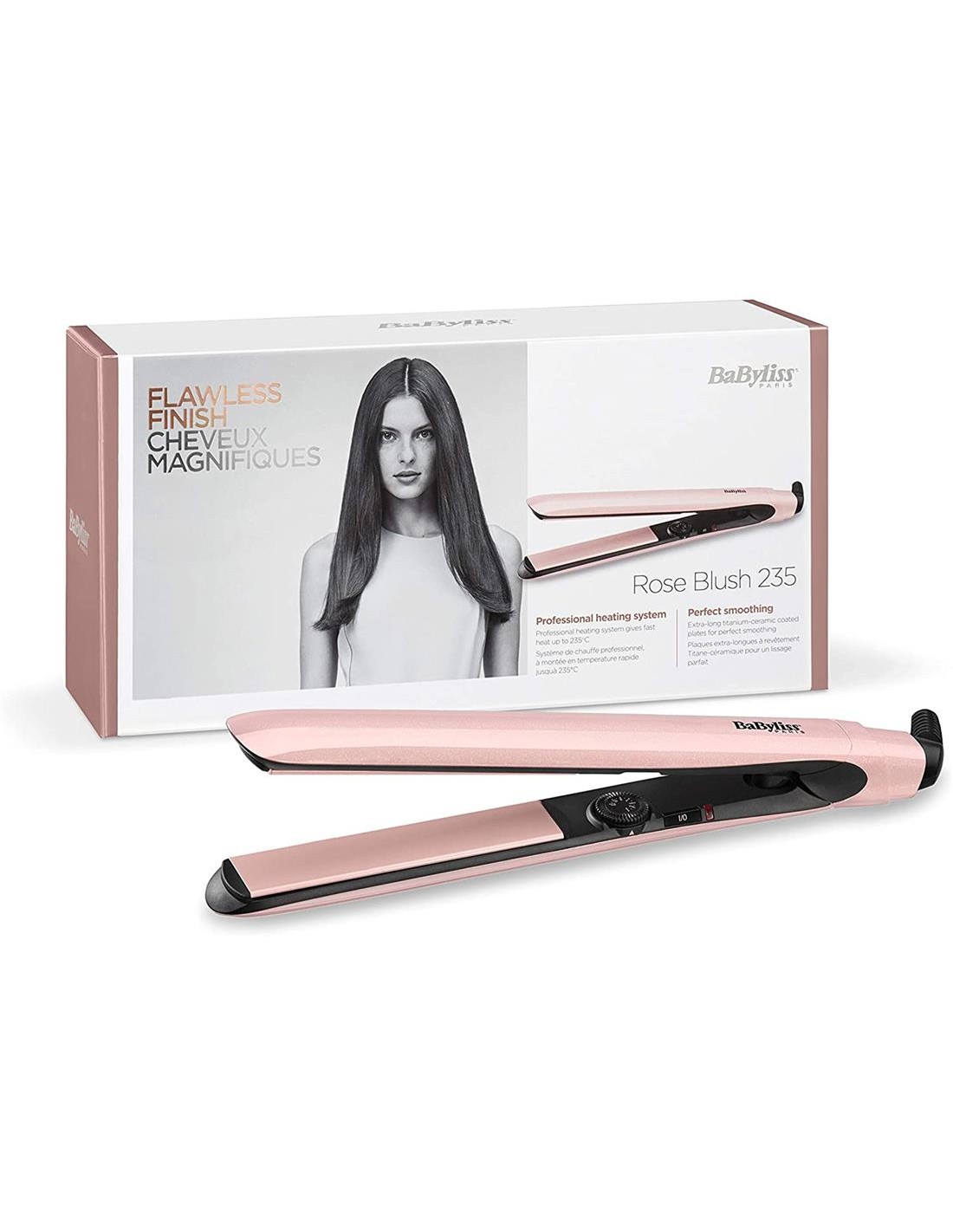 Babyliss 2498PRE Plancha de Pelo Rosa