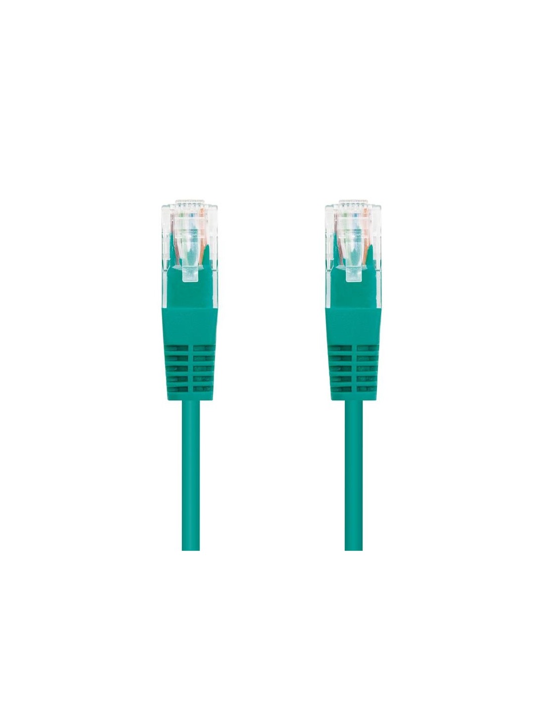 CABLE DE RED CAT.6 UTP 0.5M NANOCABLE GREEN