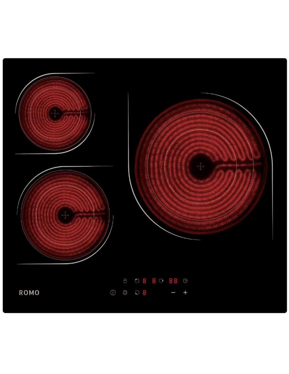 Romo RO-V3FB-LI Vitroceramica 3 Fuegos