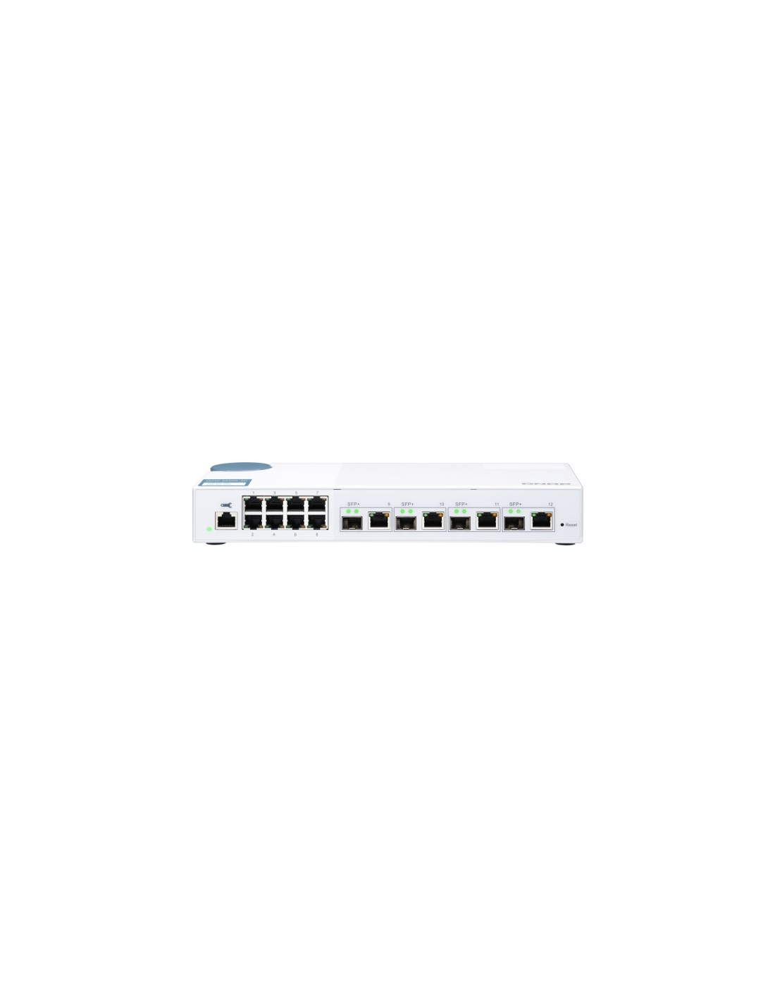 Switch Gestionado qnap L2 Gigabit Ethernet 10/100/1000 12 puertos Blanco QSW-M408-4C