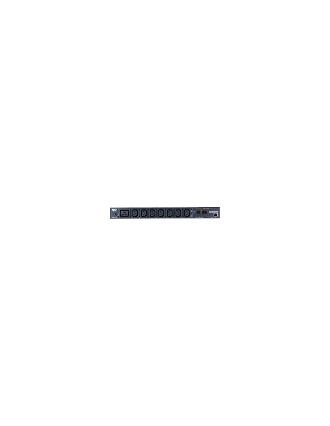 ATEN PE8208G-AX-G Unidad de distribuciÃ³n de energÃÂ­a PDU 1U 8 salidas AC negro