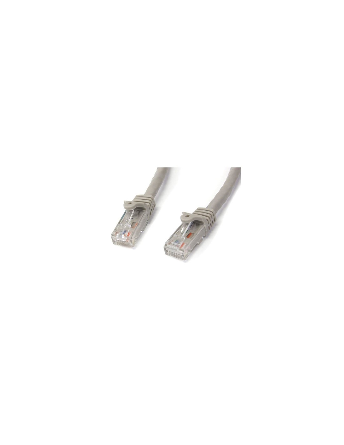 StarTech.com Cable de 5m Gris de Red Gigabit Cat6 Ethernet RJ45 sin Enganche - Snagless - N6PATC5MGR