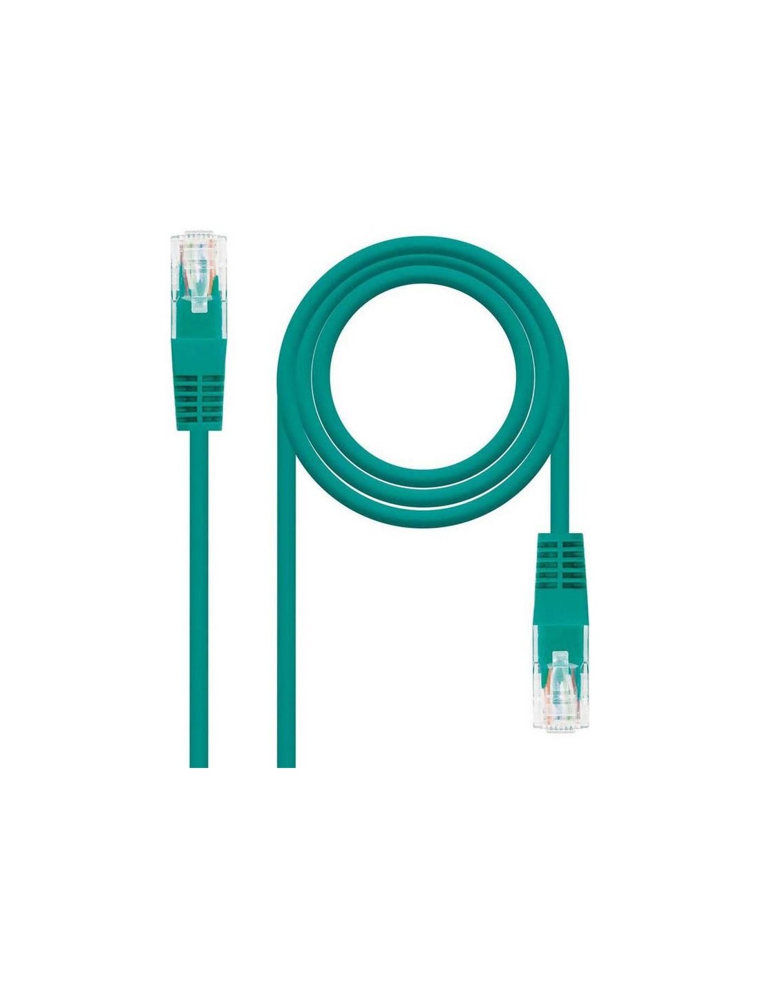 CABLE DE RED CAT.6 UTP 0.25M NANOCABLE GREEN