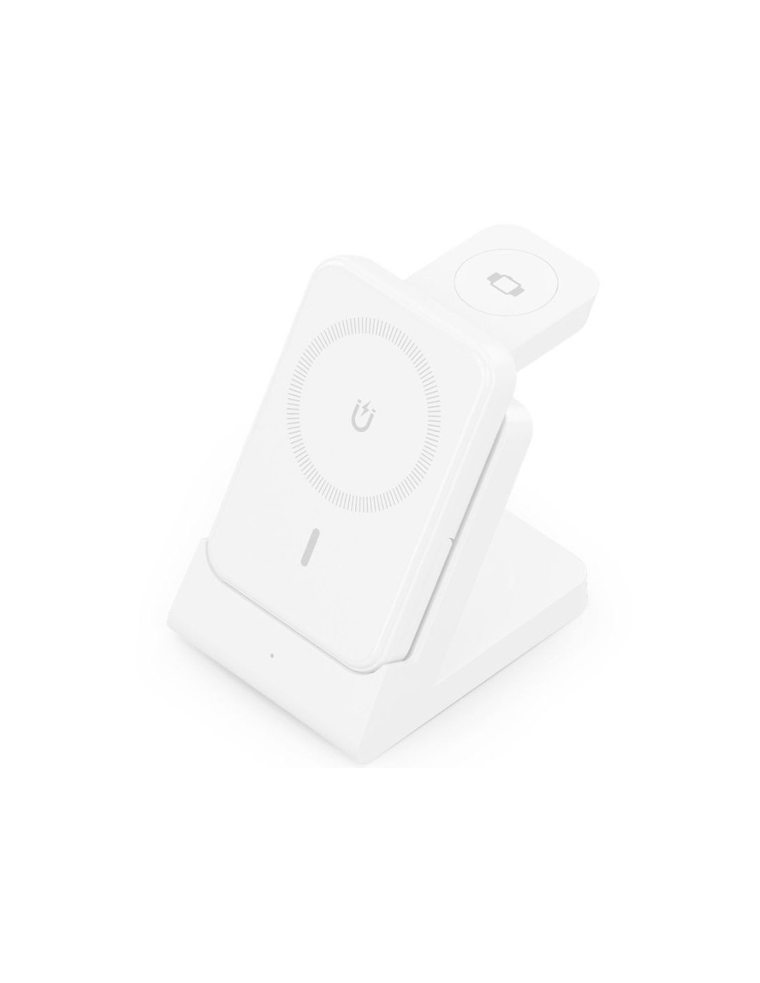 BASE CARGADOR AISENS SMARTPHONE/APPLE WATCH/AURICULARES WIRELESS 15W WHITE