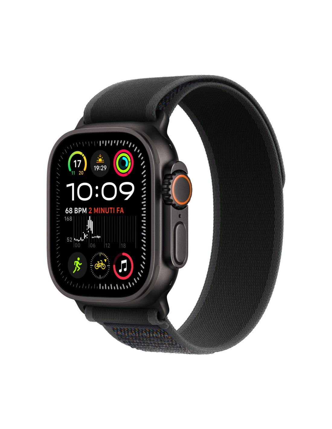 Apple Watch Ultra 2 OLED 49 mm Digital 410 x 502 Pixeles Pantalla tÃ¡ctil 4G Negro Wifi GPS (satÃ©lite)