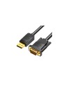 Vention Cable Conversor HBLBH/ Displayport Macho - VGA Macho/ 2m/ Negro