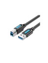 Vention Cable USB 3.0 Impresora COOBI/ USB Tipo-B Macho - USB Macho/ 3m/ Negro