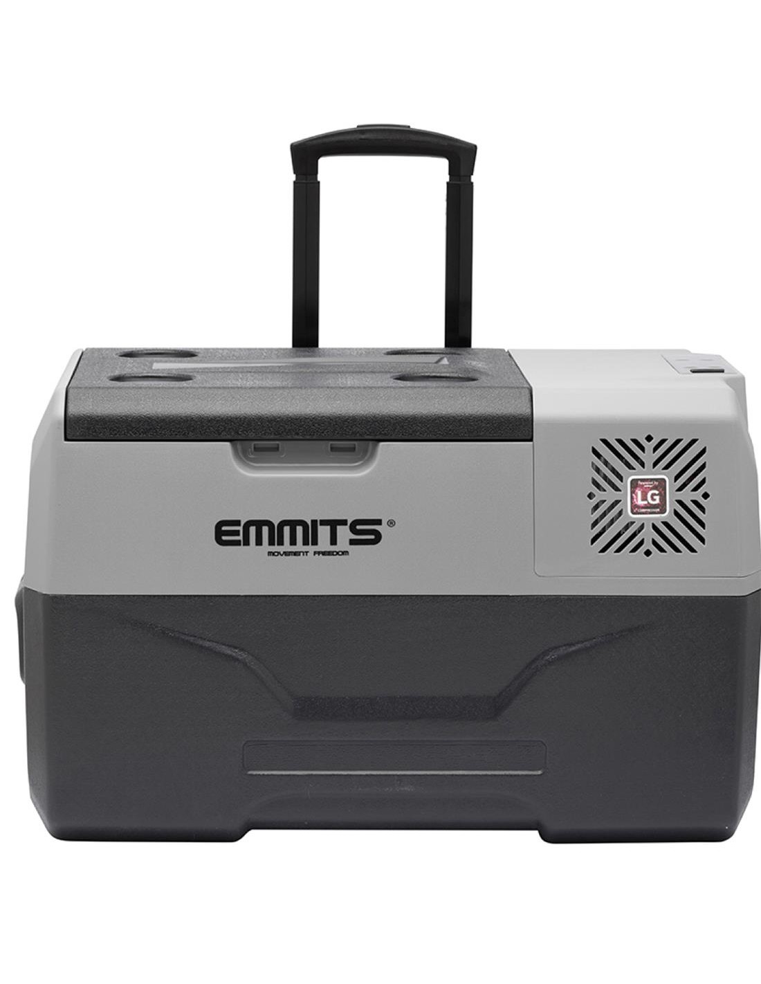Emmits Nevera 30 Litros Compresor LG con Ruedas y Asa 12V-24V/220V