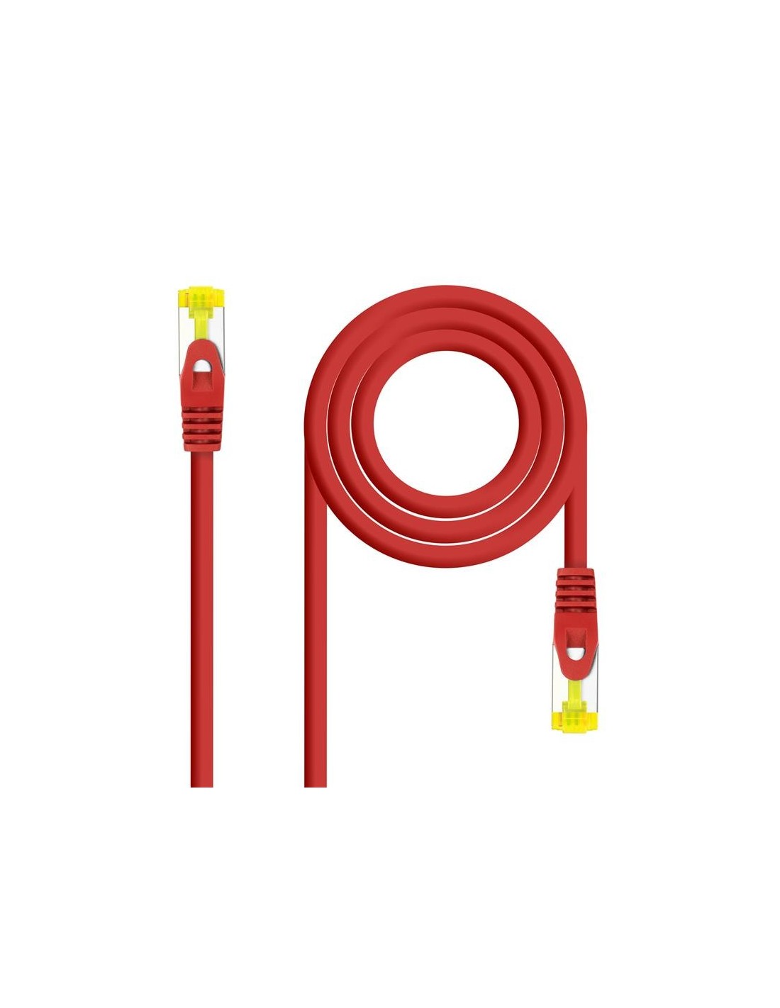 CABLE DE RED CAT.6 UTP 0.25M NANOCABLE RED